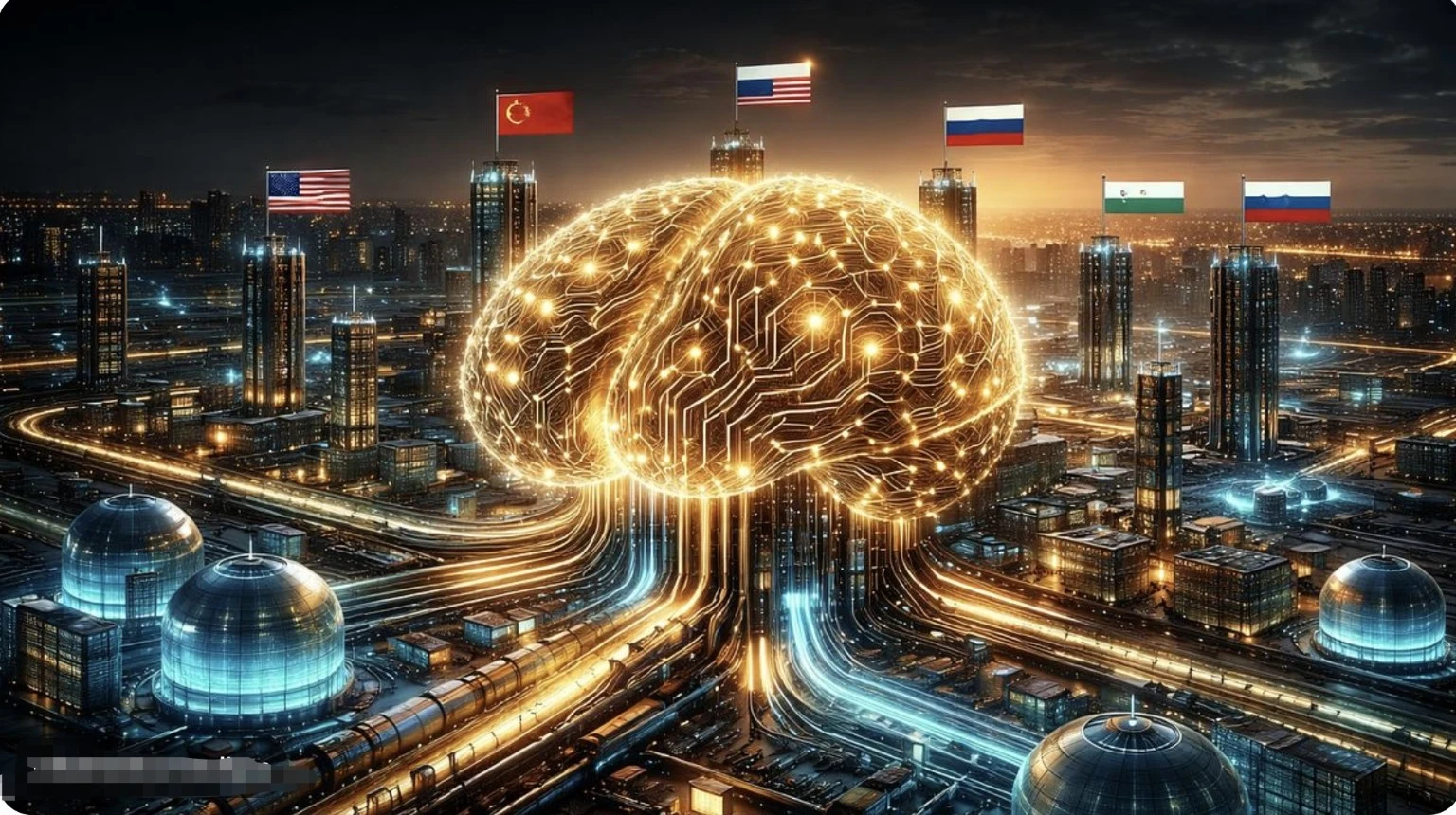 世界AI竞争加速:人工智能为什么成为各国经济的新焦点? · 概念配图